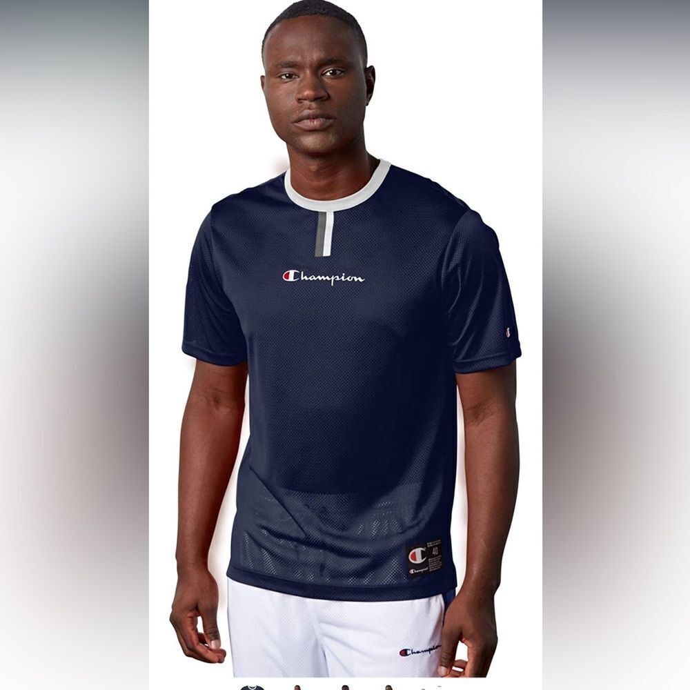 Champion Men’s Indigo mesh jersey X-large